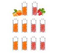 Filtros Mentolados Click,1000Pcs Bolitas Sabores/Metal Bead Pusher,accesorios De Cigarrillos Para Esencia De Menta (Naranja + Fresa,1000 bolas de sabor.)