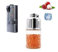 Filtros Mentolados Tabaco Diy Explosión Perlas Bola Cápsula Aromática Cápsulas, Cigarrillo Clic Filtro Carta Aroma Tubos Cigarrillos Sabores, Cápsulas Aromáticas（500 Piezas Burst Beads y 1 Pc）