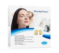 Filtros nasales WoodyKnows Nasclear, Modelo 2024, ayuda contra las alergias estacionales y la contaminación industrial, protección para el transporte público y el aseo de mascotas (Prueba S/M/L/XL)