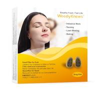 Filtros nasales WoodyKnows para actividades polvorientas, herramienta útil para realizar trabajos industriales, bronceado y cuidado personal (Prueba S/M/L/XL, 1 filtro + 2 reemplazos para cada tamaño)