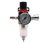 Filtros neumáticos Afr-2000 1/4, filtro neumático AFR2000 for compresor de aire, separador de humedad, regulador de presión, aceite y agua(Afr-2000 W Pc12)