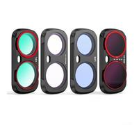 Filtros ópticos suaves, UV, CPL, ND o negro, para cámara Insta360 Luna en carcasa ligera de aleación de aluminio para reducir el deslumbramiento (4 en 1)