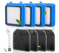 Filtros para aspiradora AEG QX7 QX6 QX8-2, piezas de repuesto para filtro AEG ASKW1 con 4 filtros premotor, 4 filtros higiénicos lavables, 1 cepillo de limpieza