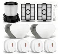 Filtros para aspiradora Shark IA3243 IA3241 PowerDetect Speed Clean & Empty | 2 muelles HEPA de vaciado automático y 2 filtros premotor, 1 postmotor de aspiradora de mano y 4 kits de fieltro de espuma