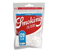 filtros Smoking 6 mm Slim 15 mm Box 30 sobres X120 filtros
