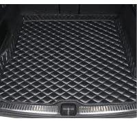 FILUNO Coche Cuero Alfombrillas Maletero para Audi Q3 2019-2023, Alfombra Protectora Maletero Bandeja Antideslizante Anti Sucio Impermeable Accesorios,C-Black