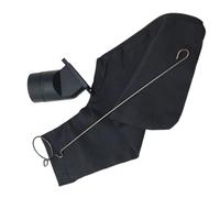Filvczt Bolsa colectora de polvo para sierra ingletadora, bolsa de polvo transparente y transparente, bolsas colectoras de polvo, accesorios resistentes para sierra ingletadora, eficiencia de