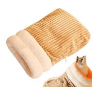 Filvczt Cama cubierta para gatos, cama cálida de felpa, lavable, casa para mascotas, cama de casa para gatos, bonita cama tipo cueva para gatos, fácil de usar, portátil para cachorros, gatitos, gatos
