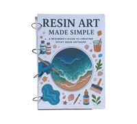 Filvczt Notas De Arte De Resina Gratuita, Arte De Resina Epoxi, Manual De Elaboración Ilustrado, Con Páginas Ilustradas A Todo Color E Instrucción Paso-Paso, 21x29cm, Para Artesanos Y Artistas