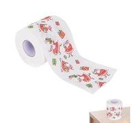 Filvczt Papel de seda de Navidad para baño, servilletas de impresión de renos navideños, rollos de papel de servilletas temáticas navideñas para restaurante, mesa de comedor, hogar, inodoro, baño