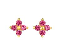 Fimhut Pendientes de tuerca de piedra natal con base plana, delicados y pequeños, adecuados para cartílago y oreja, joyería fina, Bronce, Sin piedra preciosa