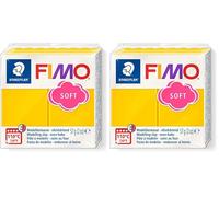 FIMO 8020-16 ST - Pasta de modelar, color amarillo sol, 56 gr (Paquete de 2)