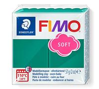 Fimo 8020 - Pasta de modelar, color esmeralda, 57 gr
