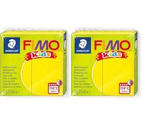 Fimo 8030-1 - Pasta de modelar, color amarillo (Paquete de 2)