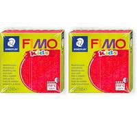 Fimo-8030-212 ST Pasta de modelar, Color rojo, pack of 1 (Staedtler 8030-212) (Paquete de 2)