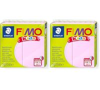 FIMO 8030-25 - Pasta de modelar, color rosa oscuro (Paquete de 2)
