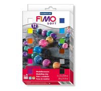 FIMO Suave Endurecida Modelado Arcilla - Varios Colores, 12 X 25g