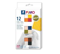 Staedtler 8023-C12-4. Pasta para modelar FIMO. 12 pastillas de colores de 25 gramos. Pack Colores Naturales. , color/modelo surtido