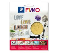FIMO-8781-11 ST Hoja de Metal, Color Oro, (Staedtler 8781-11)