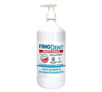 Fimodent enjuague bucal - Clorhexidina 0,12% con SPDD (Sistema de protección de discromia dental) y agradable sabor a menta - Tratamiento antiplaca y antibacteriano prolongado - 1000mL con dosificador
