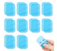 FIMWOLZ 20 Pcs EMS Electroestimulador Muscular Gel Parches Gluteos Abdominales EMS Estimulación Gel Conductor Parches Electroestimulador Almohadillas de Gel Abs Repuesto EMS Accesorios