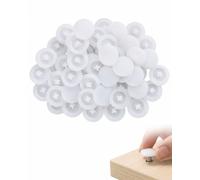 FIMWOLZ 200 unidades de tapas decorativas para tornillos, cubiertas para tornillos de cabeza Phillips, tapas para tornillos de estrella (diámetro de 12 mm) (blancas)