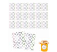 FIMWOLZ 400 Etiquetas Adhesivas para Mermelada, Pegatinas Decorativas para Tarros y Frascos de Conserva, Etiquetas para Especias, Redondas, Desprendibles, Homemade (Ø38 mm) (4 Colores)