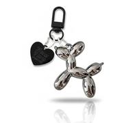FIMWOLZ llaveros personalizados mujer, diseño lindo de perro globo, colgante para mochila, y bolso, accesorio estético y encantador, keychain, tous, letra