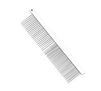 FIMWOLZ Peine Antipulgas Autolimpiante para Mascotas, Peine para Gatos, Peine de Cobre, Elimina Pelo Suelto, Desenreda Nudos y Retira Pulgas de Forma Suave (Plateado)