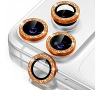 FIMWOLZ Protectores Lentes de Cámara 17 Pro Max completa lentes, Anillo individual de metal para protección, HD, Resistentes Arañazos