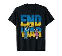 Fin de la guerra Graffiti Niños Apoyan Zelensky Ucrania 2025 Camiseta