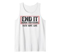 Fin de la Trata de Seres Humanos - Fin de la Trata de Personas Camiseta sin Mangas