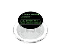Fin de Semana Perdido Error 404 Gaming Retro PopSockets PopGrip para MagSafe
