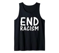 Fin Racismo Debate Presidencial Desigualdad Racial Derecho Humano Camiseta sin Mangas
