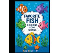 Fin-tastic Fish Coloring Book for Kids: Fun Fish Illustrations for Young Artists Ages 3-6 to Color and Enjoy