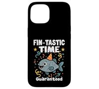Fin-Tastic Time GARANTIZADO Cool Party Fish Having Good Vibes Carcasa para iPhone 15