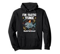 Fin-Tastic Time GARANTIZADO Cool Party Fish Having Good Vibes Sudadera con Capucha