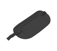Fina riñonera para correr, riñonera para senderismo, ciclismo, entrenamiento, corredor, cinturón, viajes, dinero, soporte para teléfono móvil, regalos, cintura, Negro , M