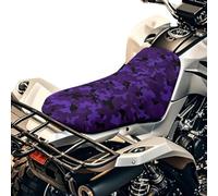 Finagallathe Funda de asiento todo terreno con estampado de camuflaje de 4 ruedas, compatible con Polaris Sportsman Polaris Scrambler Honda Rancher, color morado