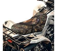 Finagallathe Funda de asiento todo terreno para ATV con estampado de camuflaje de caza de caballos compatible con Polaris Sportsman Polaris Scrambler Honda Rancher