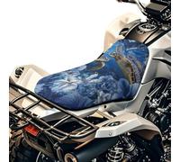 Finagallathe Funda de cojín para asiento de cuatrimoto con estampado de tortuga marina, hibisco, mariposa, cuatro ruedas, accesorios compatibles con Polaris Sportsman Polaris Scrambler Honda Rancher