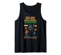 Final Boss AI - Batalla de inteligencia artificial Gamer vs Robot Camiseta sin Mangas
