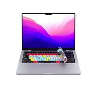 Final Cut Pro - Funda de Teclado para MacBook Pro de 14 y 16 Pulgadas 2021+ con Chips M1 | 100 Teclas de Acceso Directo funcionales para edición de Video