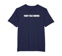 Final de Cuento de Hadas Camiseta, Hombre Tallas Grandes, Azul Marino, 4X Alto