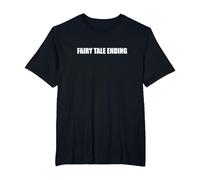 Final de Cuento de Hadas Camiseta, Hombre Tallas Grandes, Negro, 6X Alto