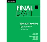 Final Draft Level 3 Teacher's Manual