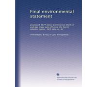 Final environmental statement: proposed 1977 Outer Continental Shelf oil and gas lease sale offshore the North Atlantic States : OCS sale no. 42