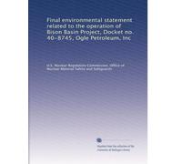 Final environmental statement related to the operation of Bison Basin Project, Docket no. 40-8745, Ogle Petroleum, Inc