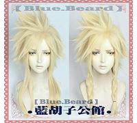 Final Fantasy Vii 7 Cloud Strife Cosplay Golden Heat Resistant Synthetic Hair+ Wig Cap Halloween Party Carnival