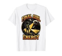 Final Girl Energy Slasher Película Supervivencia Horror Halloween Camiseta
